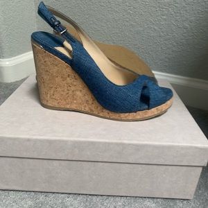 Jimmy Choo Amely denim Wedge